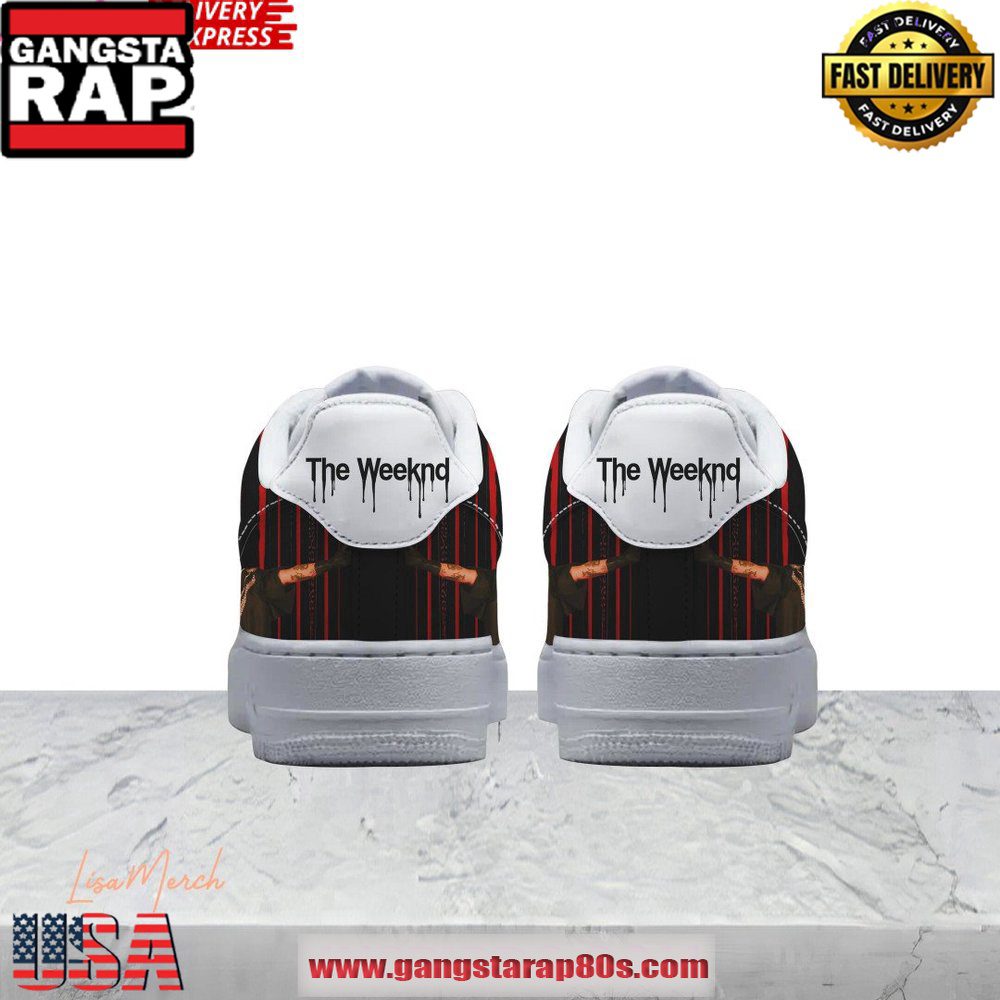 The Weeknd My Love Special Edition Air Force 1 Running Sneakers Shoes The Weeknd My Love Special Edition Air Force 1 Running Sneakers Shoes