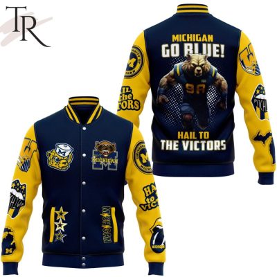 This Is Michigan Go Blue Hail To The Victors Baseball Jacket