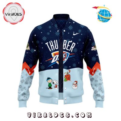 Thunder Peanuts & Snoopy 2025 Baseball Jacket