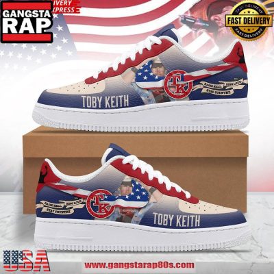 Toby Keith American Country Limited Air Force 1 Sneakers Shoes