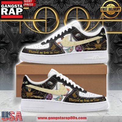 TOOL There?s No Love in Fear Limited Edition Air Force 1 Shoes Running Sneakers