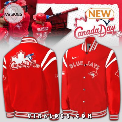 Toronto Blue Jays 2024 Canada Day Limited Red Baseball Jacket