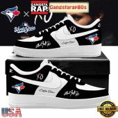 Toronto Blue Jays x The Weeknd World Series 2025 Black Custom Air Force 1 Sneakers Shoes