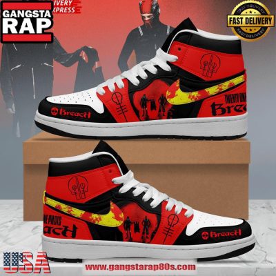 Twenty One Pilots ?Breach Era? Limited Edition Air Jordan 1 Sneakers Shoes