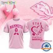 Utah Mammoth 2025 NHL Pink Breast Cancer Awareness All Over Print Shirt