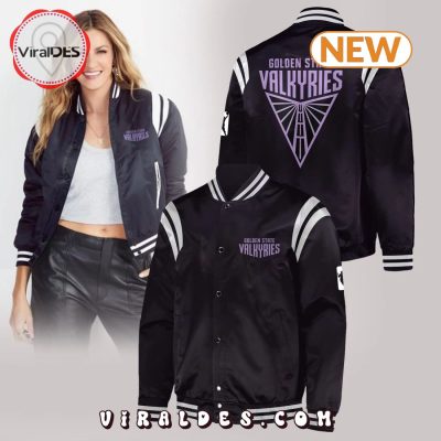 Valkyries Golden State Black Baseball Jacket