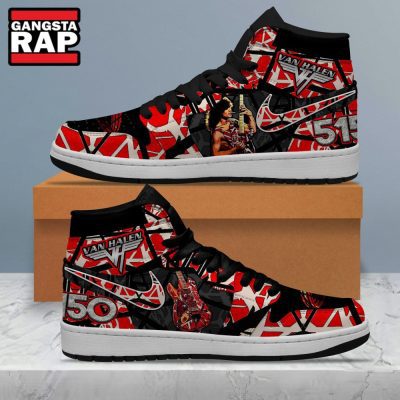 Van Halen 5150 Music Air Jordan 1 Hightop Shoes