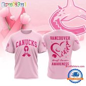 Vancouver Canucks 2025 NHL Pink Breast Cancer Awareness All Over Print Shirt