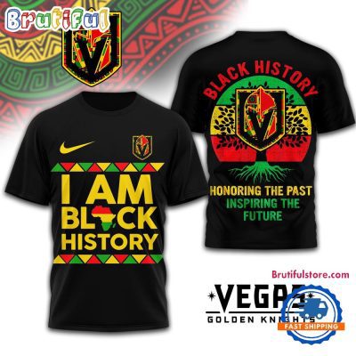 Vegas Golden Knights 2026 NHL Black History Limited Edition 3D Shirt