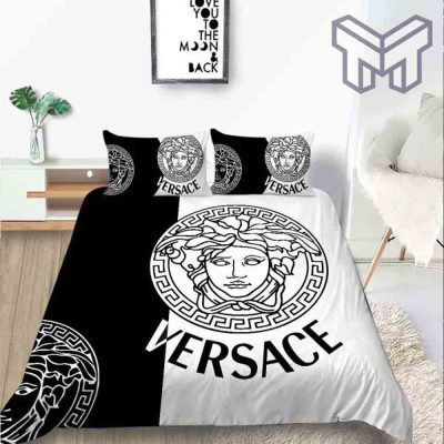 Versace Bedding Set, Gianni Versace New Logo Hot Luxury Brand Bedding Set Bedspread Duvet Cover