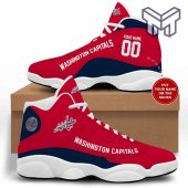 Washington Capitals Air Jordan 13 Nhl Retro White Black J13 Shoes Custom Shoes.jpg - demo10