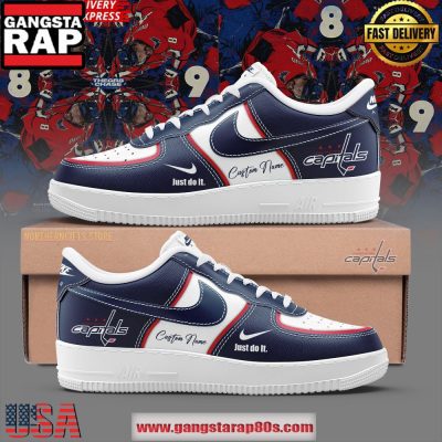 Washington Capitals Just Do It Limited Edition Custom Air Force 1 Sneakers Shoes