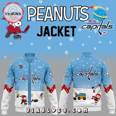 Washington Capitals Peanuts & Snoopy 2025 Baseball Jacket