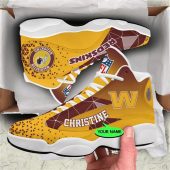 Washington Commanders NFL Custom Name Retro Jordan 13 Shoes