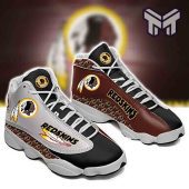Washington Redskins Jordan 13 White Black J13 Shoes Custom Shoes 1.jpg - demo10