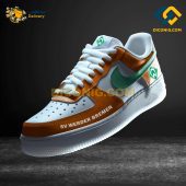 Werder Bremen Custom Shoes Orange Bundesliga Air Force 1 DICONIG FASHION