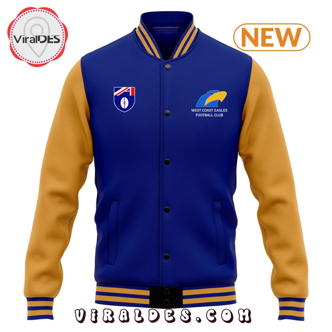 West Coast Eagles 2024 New Baseball Jacket West Coast Eagles 2024 New Baseball Jacket