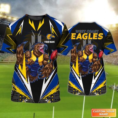 West Coast Eagles | Eagles Personalized Name 3D Tshirt Tad 03