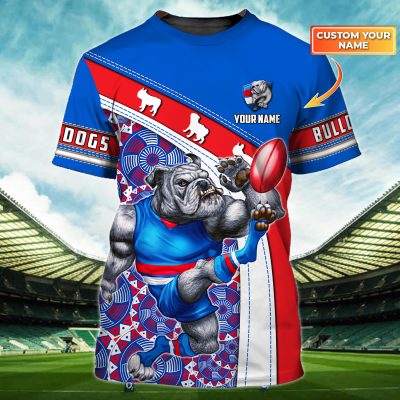 Western Bulldogs | Bulldogs Personalized Name 3D Tshirt Tad 01