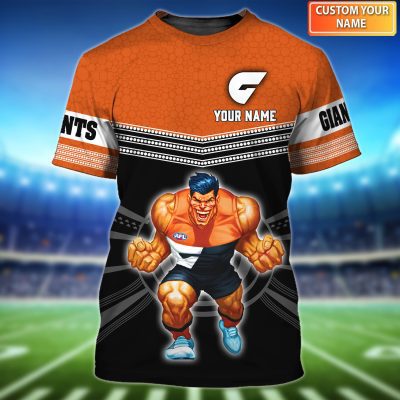 Western Bulldogs | Giants Personalized Name 3D Tshirt
