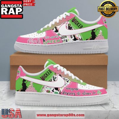 Wicked Musical Limited Edition Air Force 1 Running Sneakers Shoes