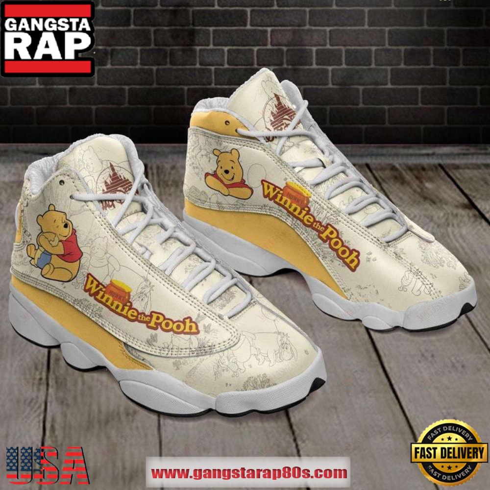 Winnie The Pooh Air Jordan 13 Sneakers Shoes Winnie The Pooh Air Jordan 13 Sneakers Shoes
