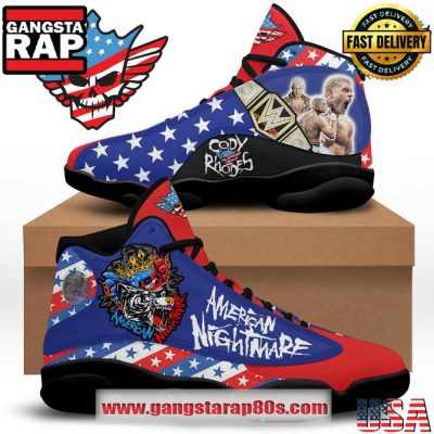 WWE Cody Rhodes American Nightmare Air Jordan 13 Sneakers Shoess