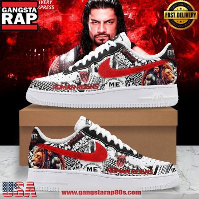 WWE Roman Reigns OTC Special Edition Air Force 1 Running Sneakers Shoes