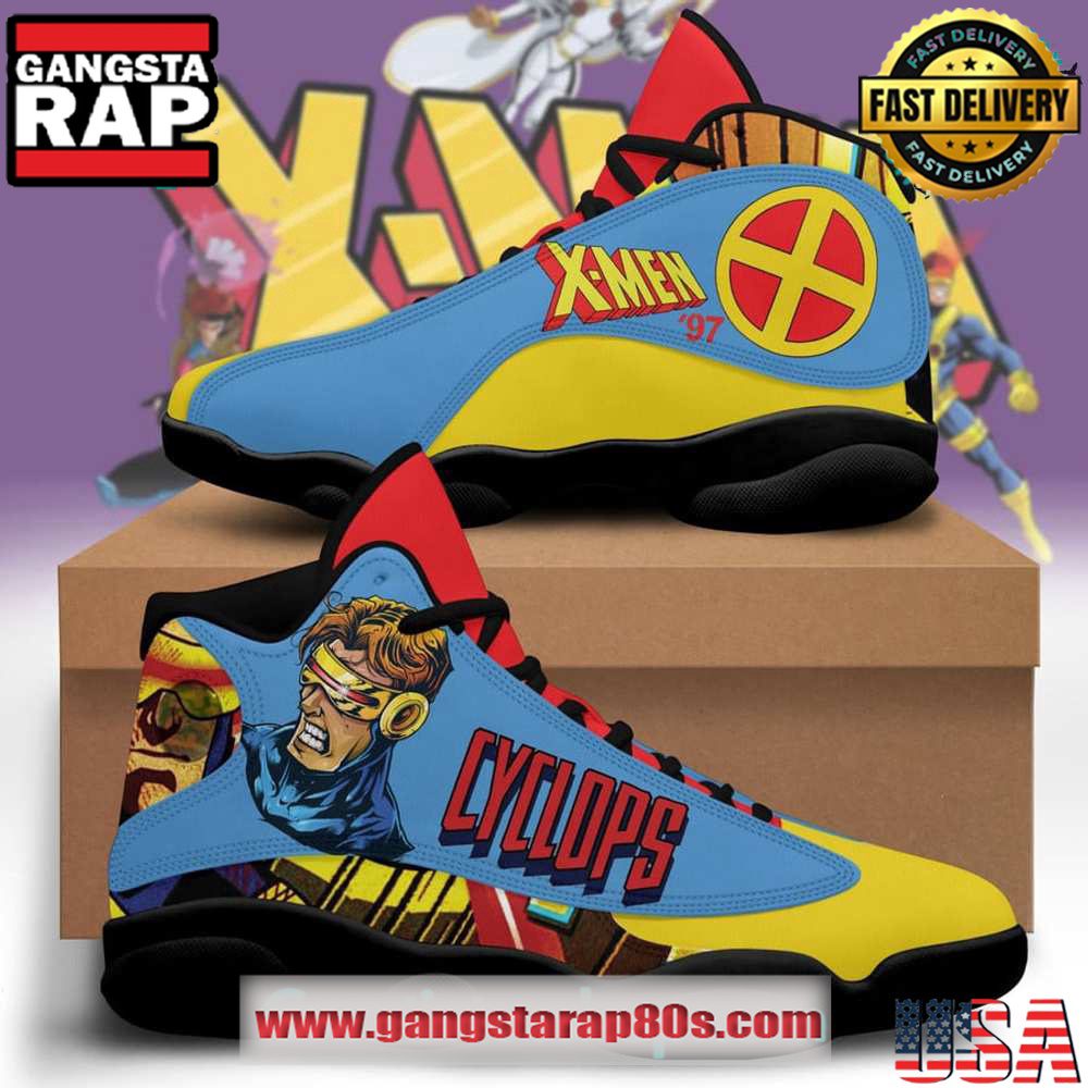 X-Men Cyclops Air Jordan 13 Sneakers Shoess X-Men Cyclops Air Jordan 13 Sneakers Shoess