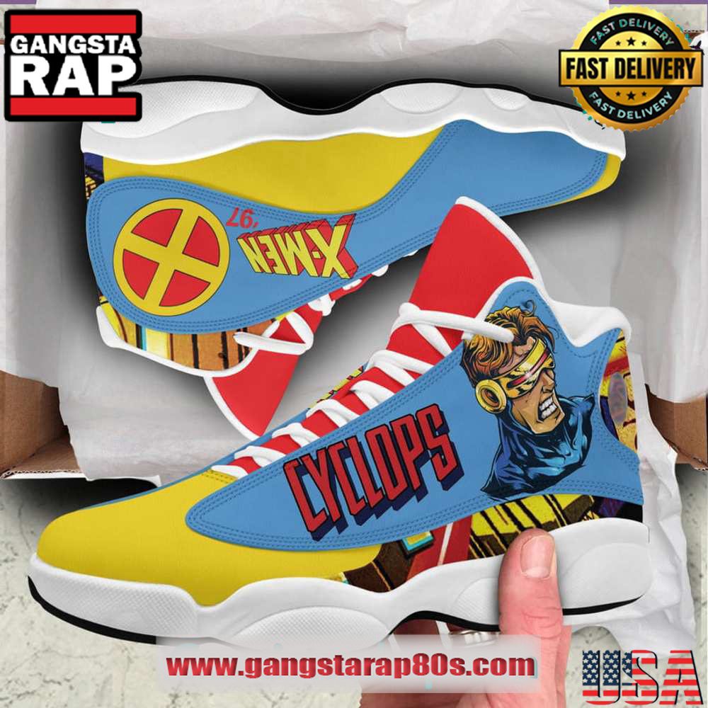 X-Men Cyclops Air Jordan 13 Sneakers Shoess X-Men Cyclops Air Jordan 13 Sneakers Shoess