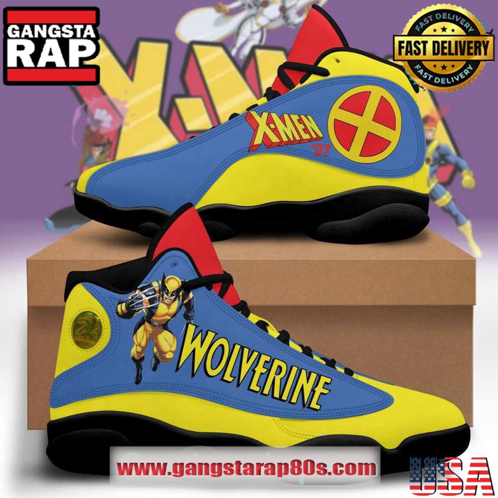 X-Men Wolverine Air Jordan 13 Sneakers Shoess X-Men Wolverine Air Jordan 13 Sneakers Shoess