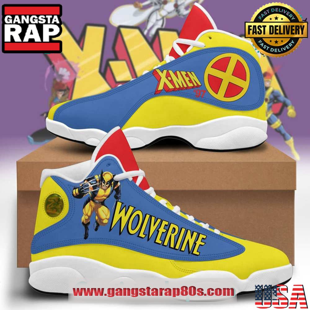 X-Men Wolverine Air Jordan 13 Sneakers Shoess X-Men Wolverine Air Jordan 13 Sneakers Shoess