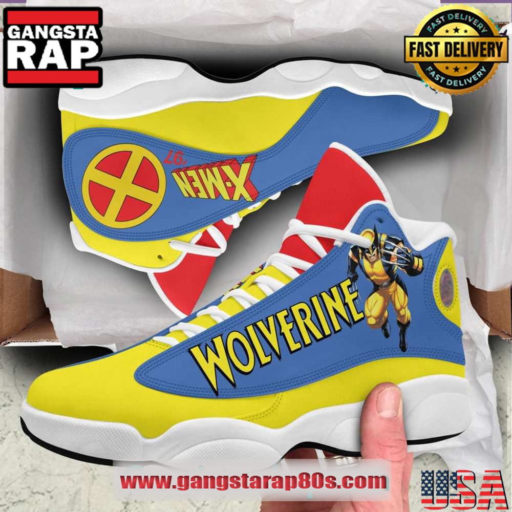 X-Men Wolverine Air Jordan 13 Sneakers Shoess X-Men Wolverine Air Jordan 13 Sneakers Shoess