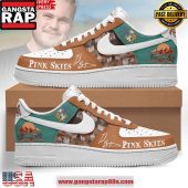 Zach Bryan Pink Skies New Edition Air Force 1 Sneakers Shoes
