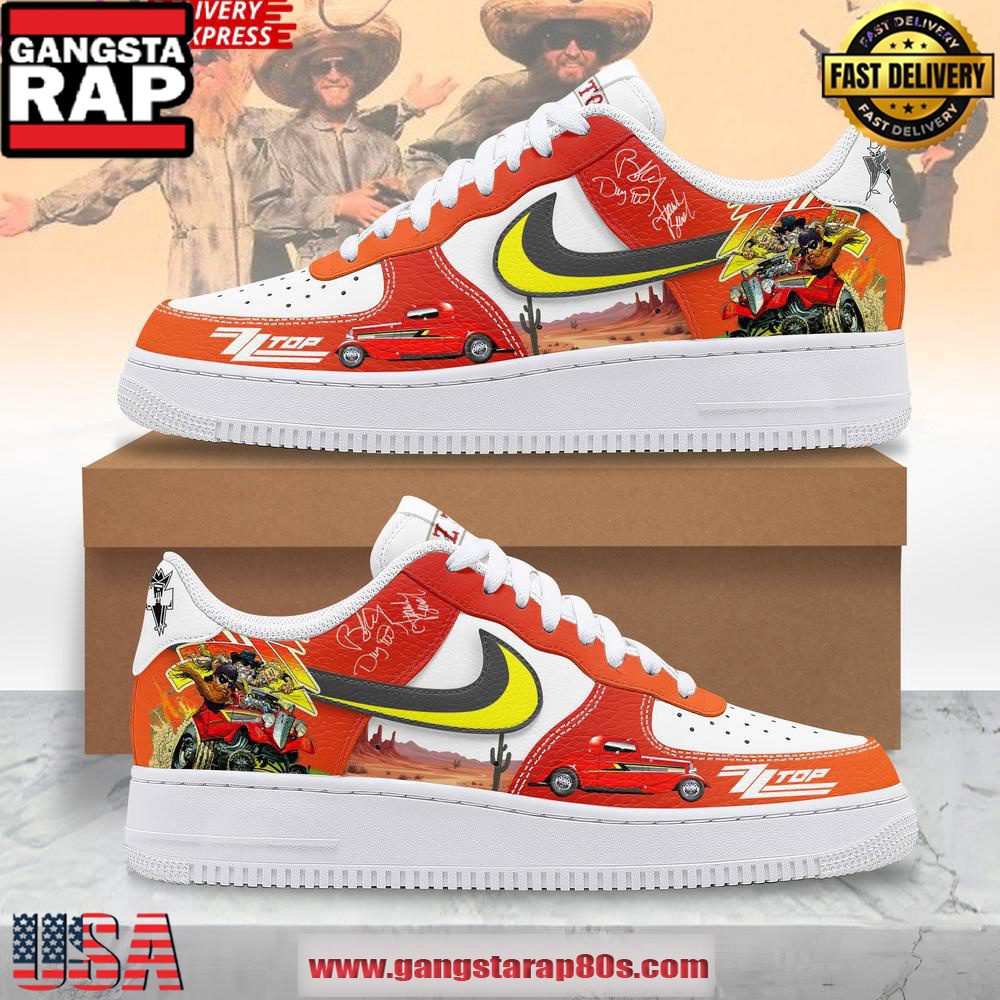ZZ Top American Rock Band Limited Edition Air Force 1 Sneakers Shoes ZZ Top American Rock Band Limited Edition Air Force 1 Sneakers Shoes