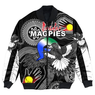 AFL Collingwood Magpies NAIDOC Bomber Jacket