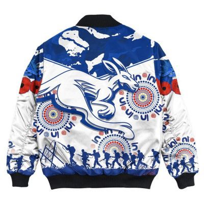 AFL North Melbourne Kangaroos ANZAC Day Bomber Jacket