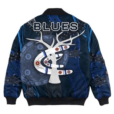 AFL Carlton Blues Indigenous Bomber Jacket