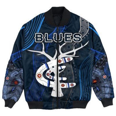 AFL Carlton Blues Indigenous Bomber Jacket