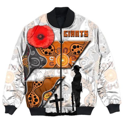 AFL Greater Western Sydney Giants ANZAC Indigenous Bomber Jacket