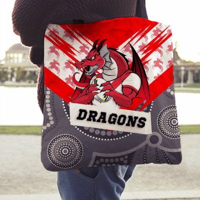 NRL St. George Illawarra Dragons Indigenous Mascot Tote Bag