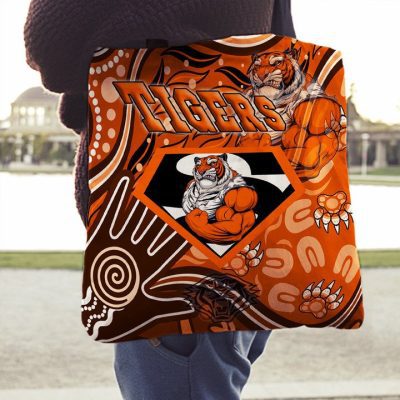 NRL Wests Tigers Superman Tote Bag