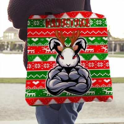 NRL South Sydney Rabbitohs Superman Christmas Tote Bag