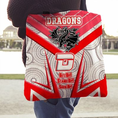 NRL St. George Illawarra Dragons NAIDOC Sporty Style Tote Bag