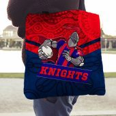 NRL Newcastle Knights Mascot Indigenous Tote Bag
