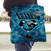 NRL Cronulla-Sutherland Sharks Superman Tote Bag