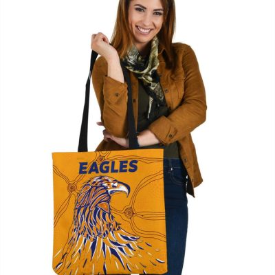 AFL West Coast Eagles Indigenous Gold Tote Bag