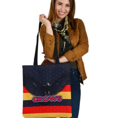 AFL Adelaide Crows Red Gold Tote Bag
