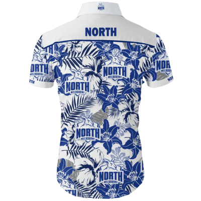 North Melbourne Football Club AFL Hawaiian Shirt