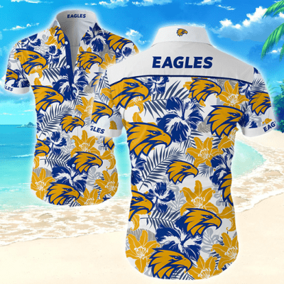 West Coast Eagles AFL Hawaiian Shirt